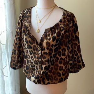 Blouse, animal print